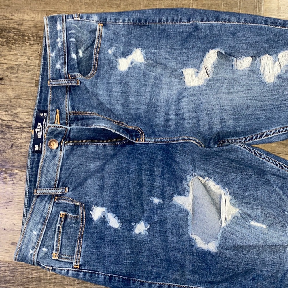 Blue Ripped Hollister Jeans